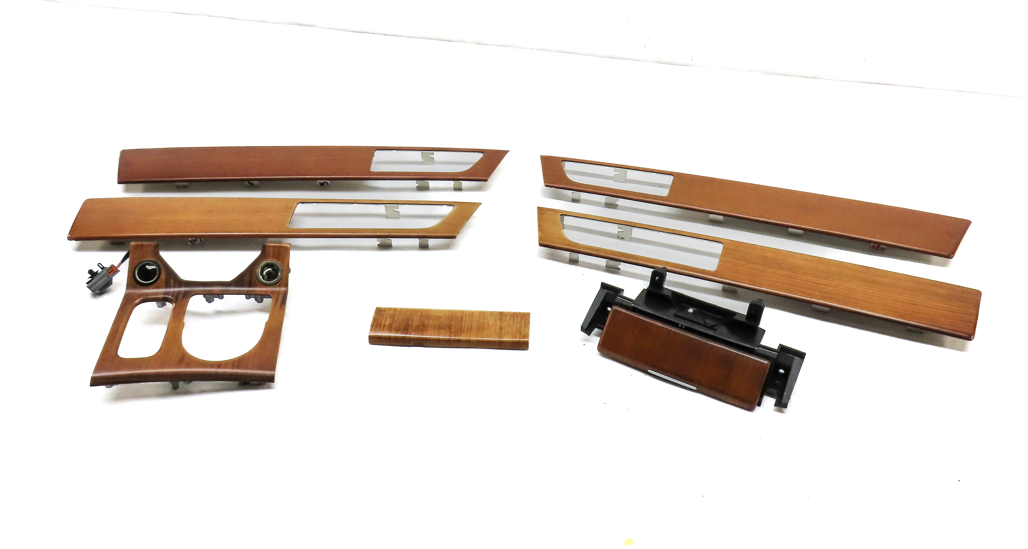 10 ROVER LR4 L319 INTERIOR DASH CONSOLE FRONT/REAR DOOR TRIM SET(Walnut Wood) — exact item pictured